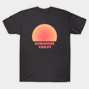 Sunshine Coast Retro Orange T-Shirt